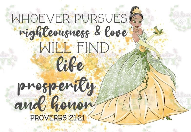 Princess Bible Verse