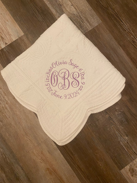 Personalized Baby Blanket