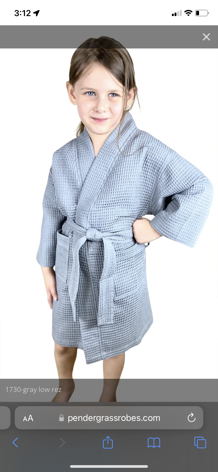 Unisex Children’s Robe